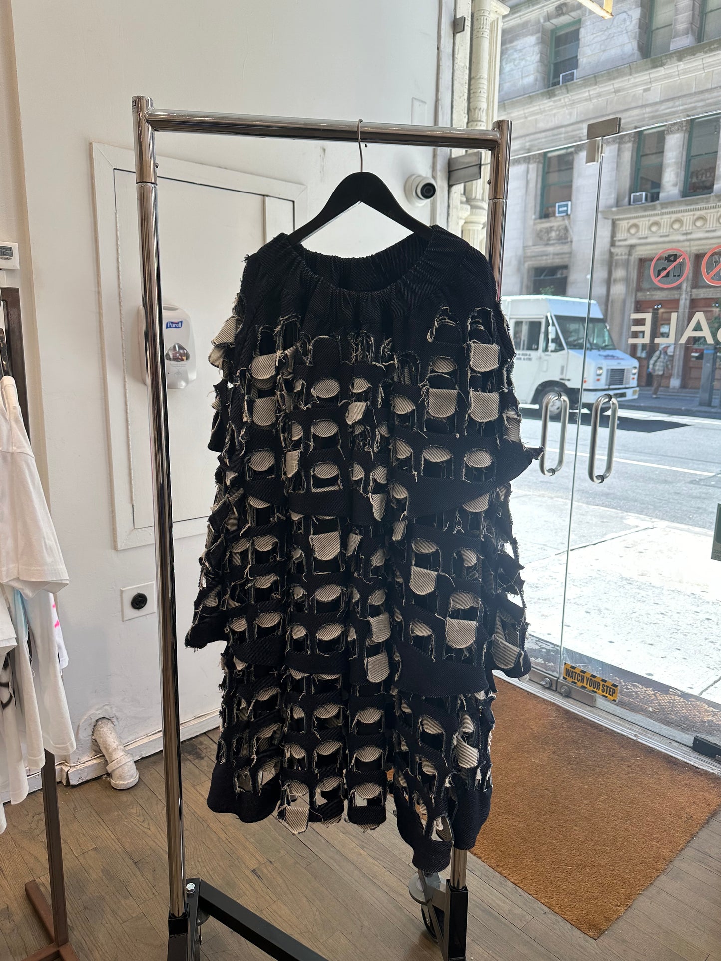 Seokwoon Yoon laser cut skirt