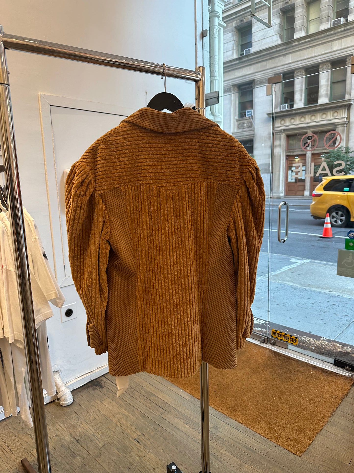 Vegan Tiger Corduroy Blazer Jacket