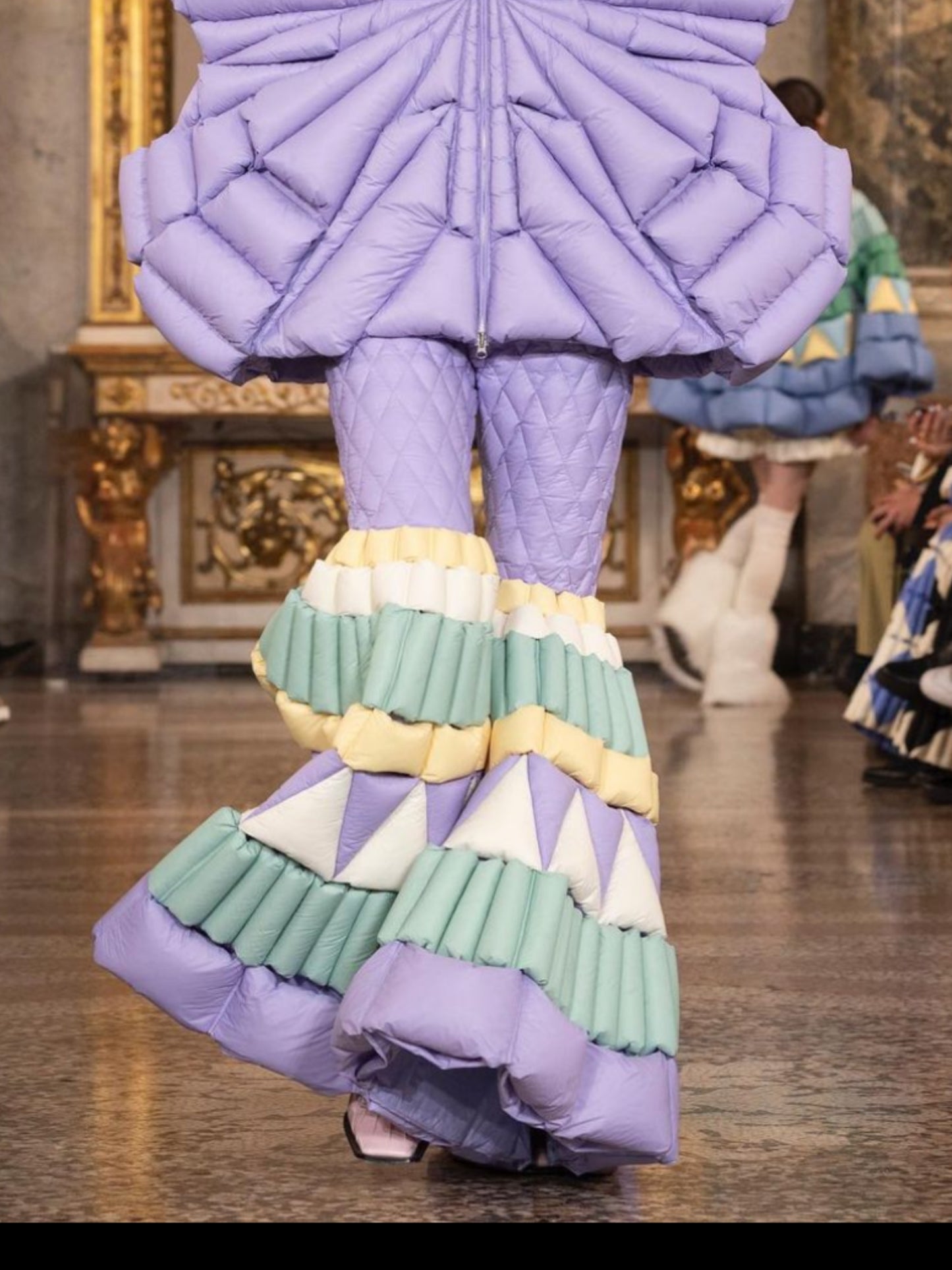 Christopher Raxxy Flare puffer pants