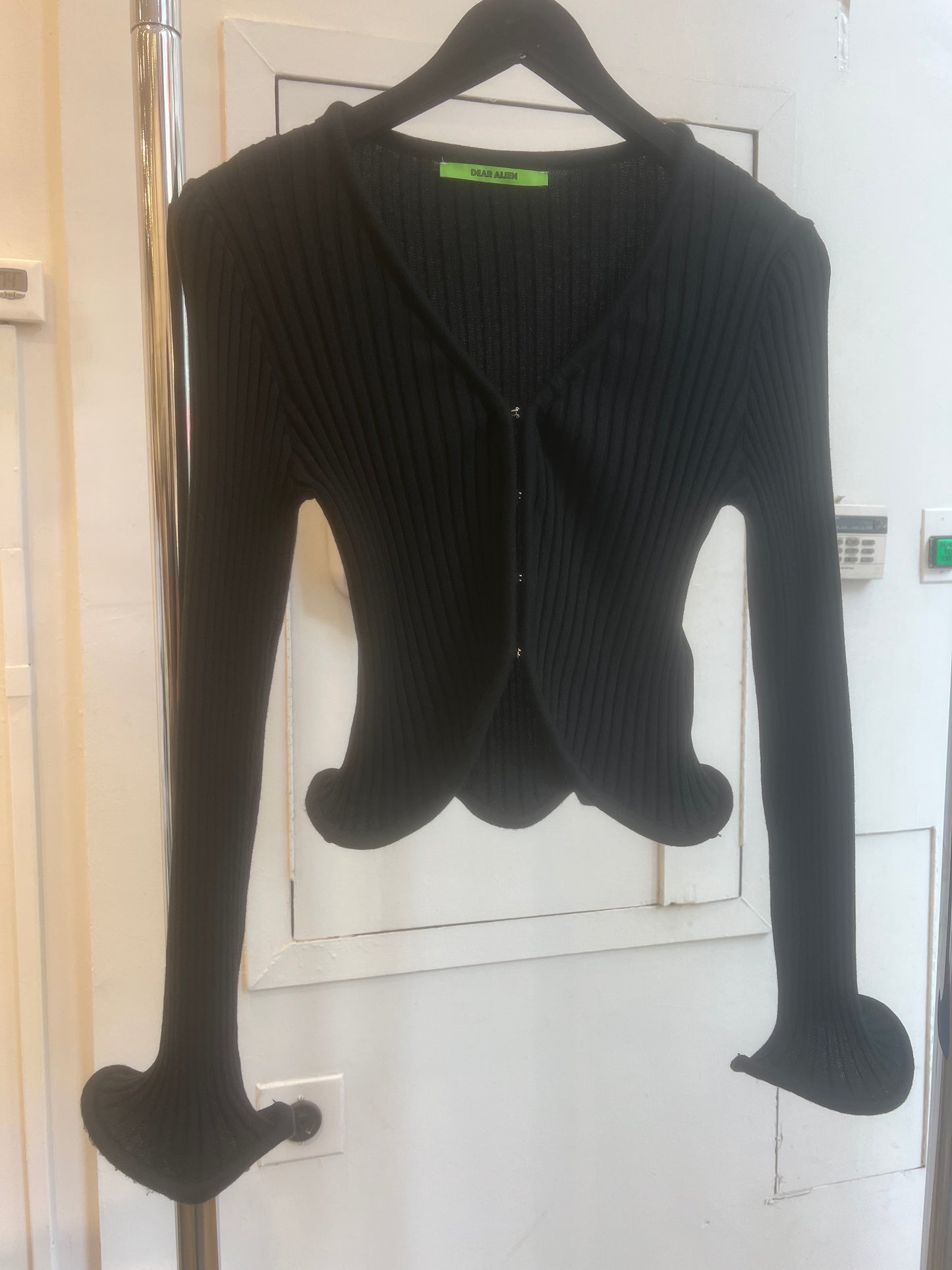 Dear Alien Black Cardigan