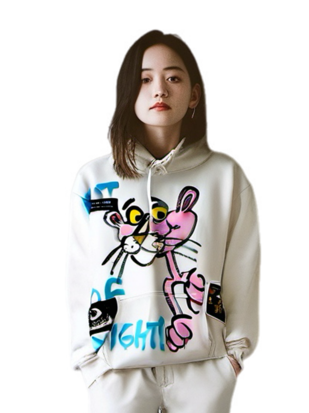 3NY - Guernika Pink P Keep It Up hoodie