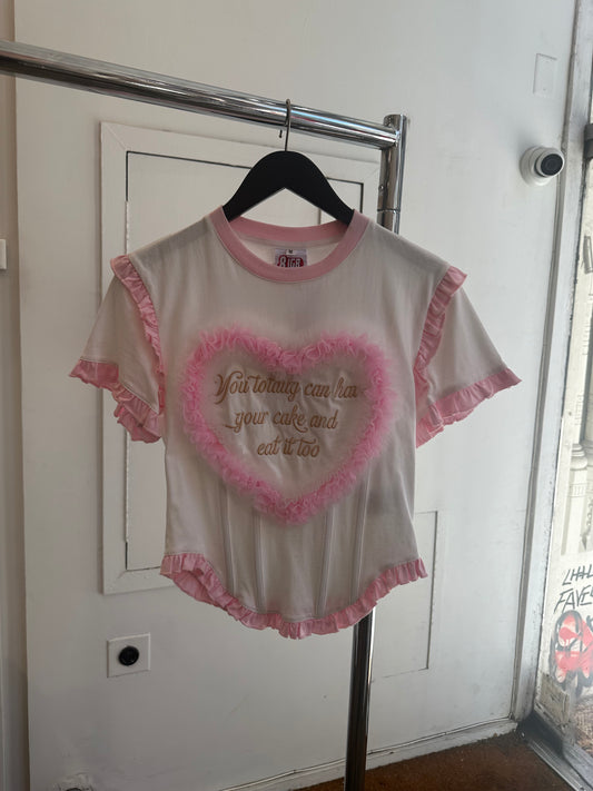8ibg Corset Tshirt Top