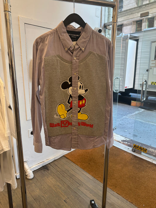 Dry Clean Only Mickey Button down shirt