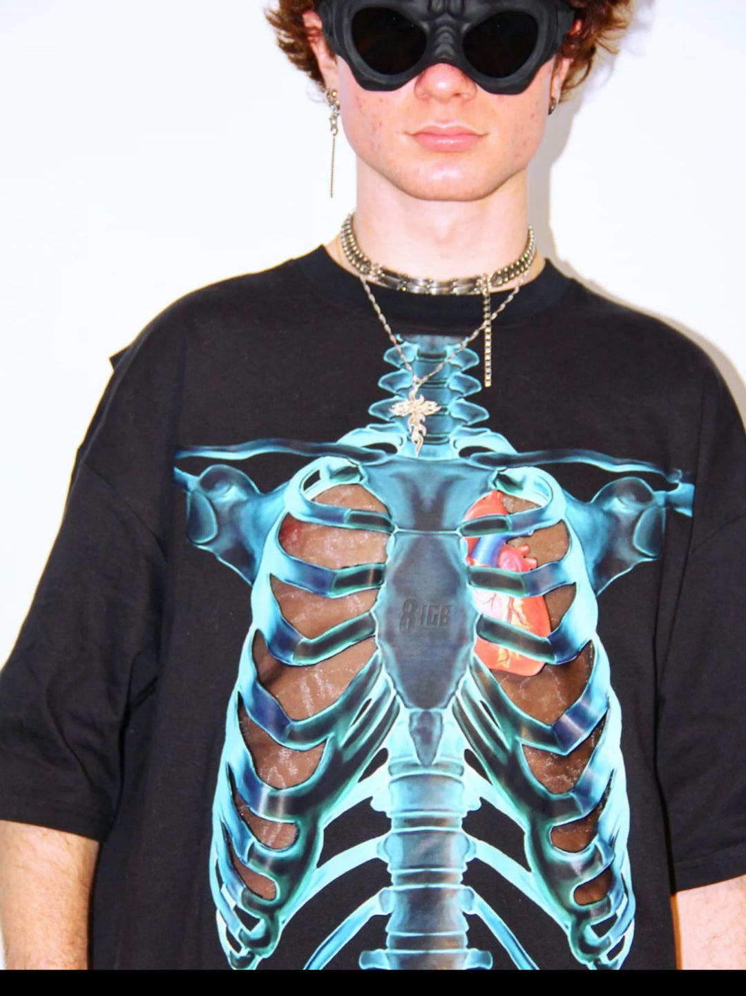 3NY - 8igb Skeleton graphic Tshirt