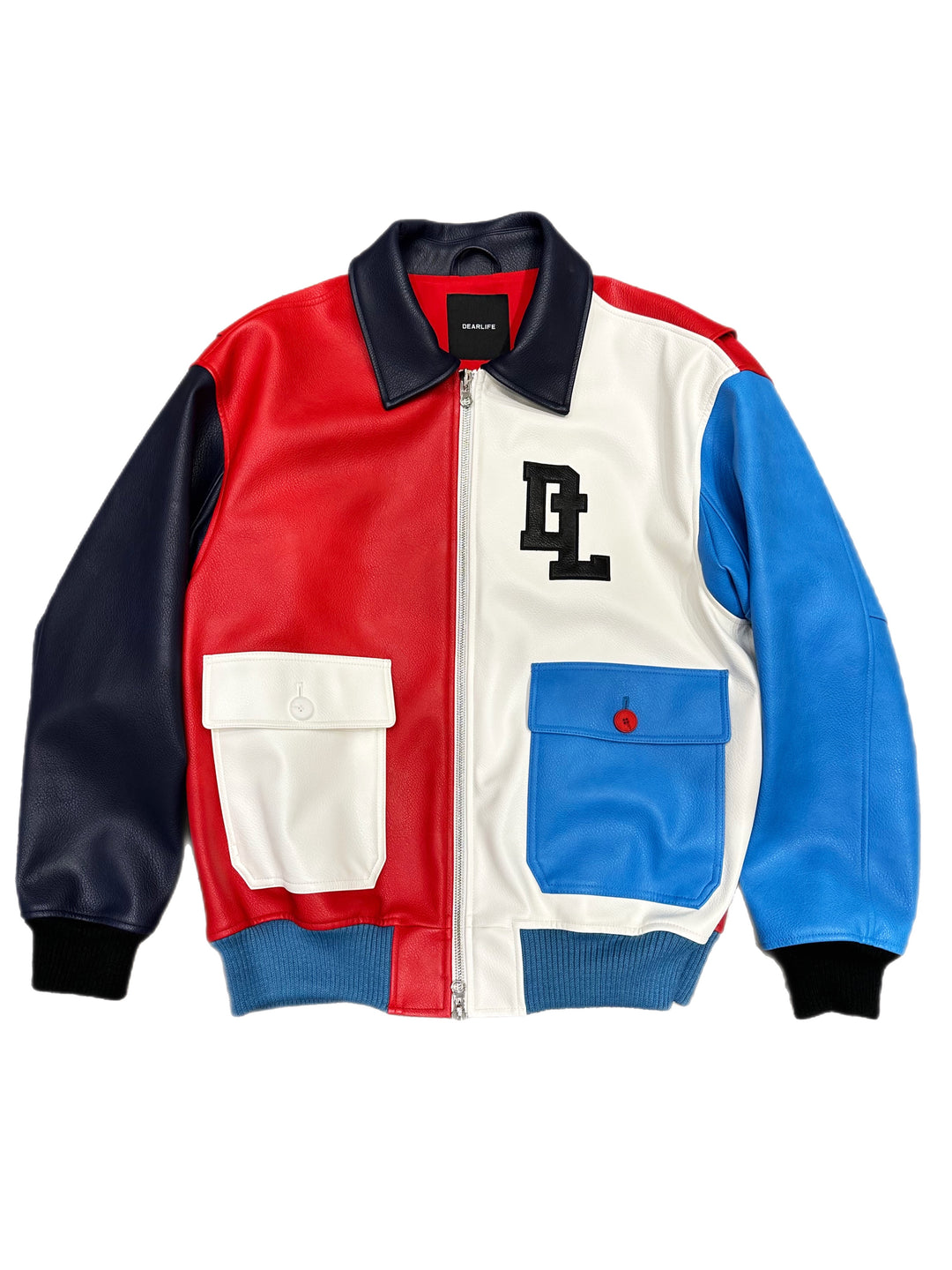 3NYCONCEPT.COM - DEARLIFE MULTICOLOR BOMBER JACKET